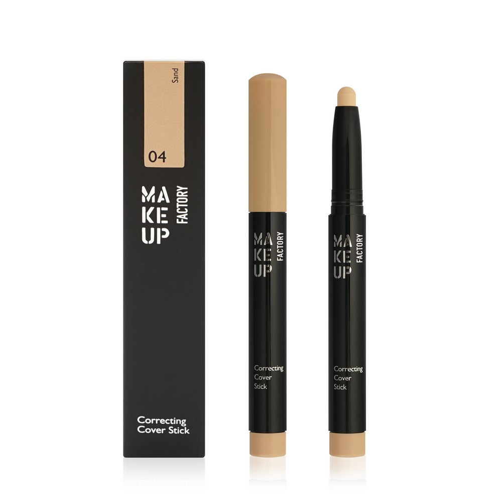 Карандаш - корректор для лица Make Up Factory Correcting Cover Stick 04 Sand 1,4г. Фото 1.