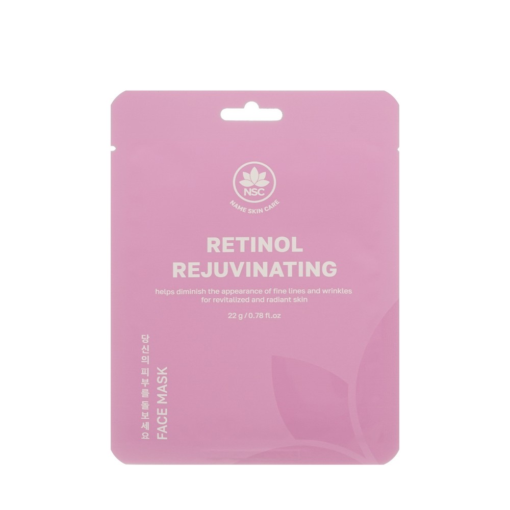Омолаживающая маска для лица с ретинолом NSC Retinol Rejuvinating 22г. Фото 1.