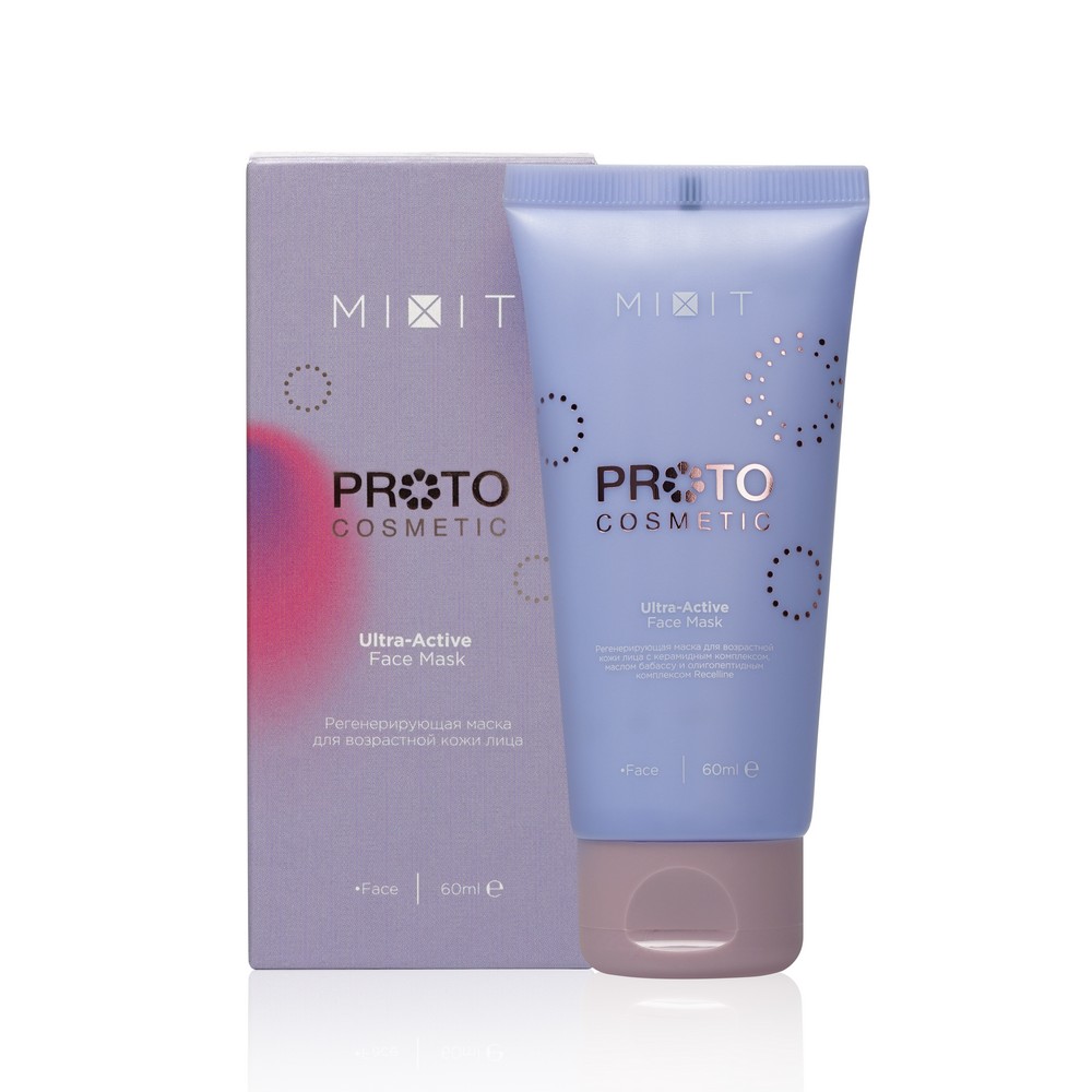 Регенерирующая маска для лица Mixit Proto Cosmetic для возрастной кожи 30+ , 60мл. Фото 1.