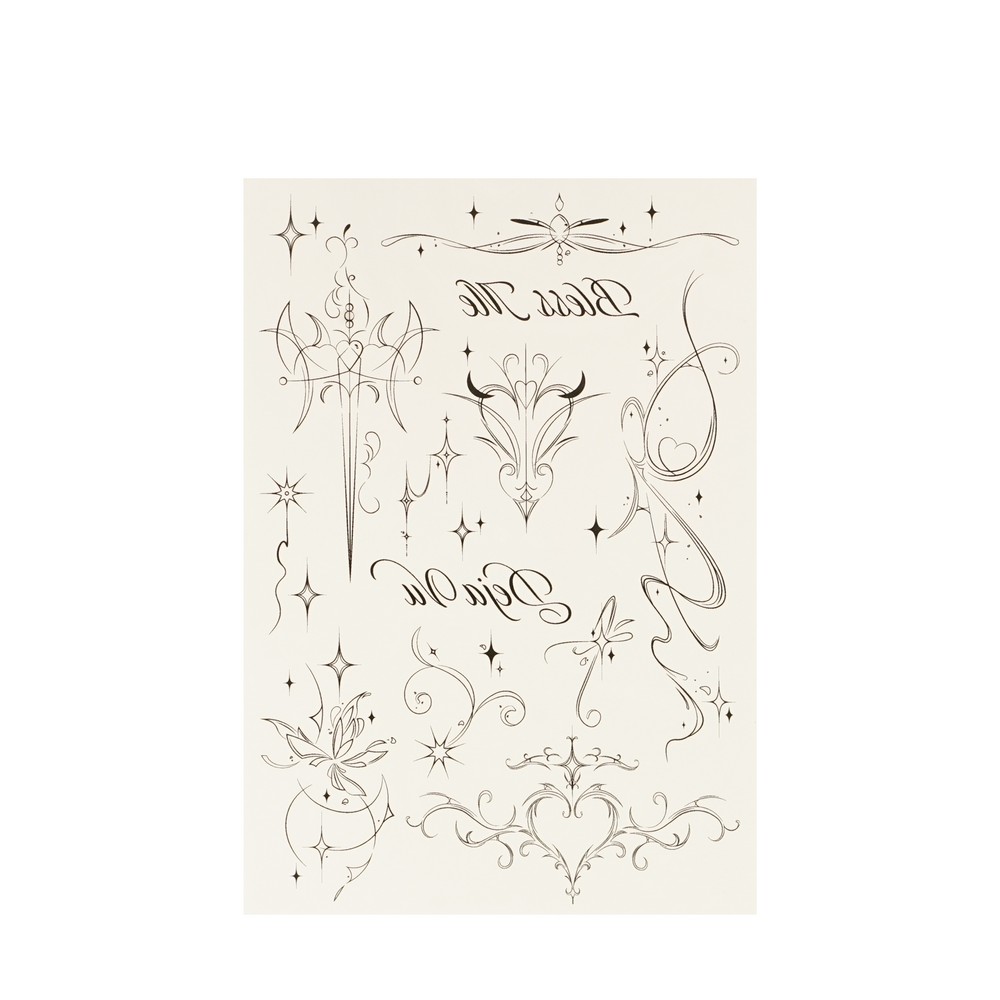 Переводные Тату для лица и тела Miamitats Bless me. Фото 3.