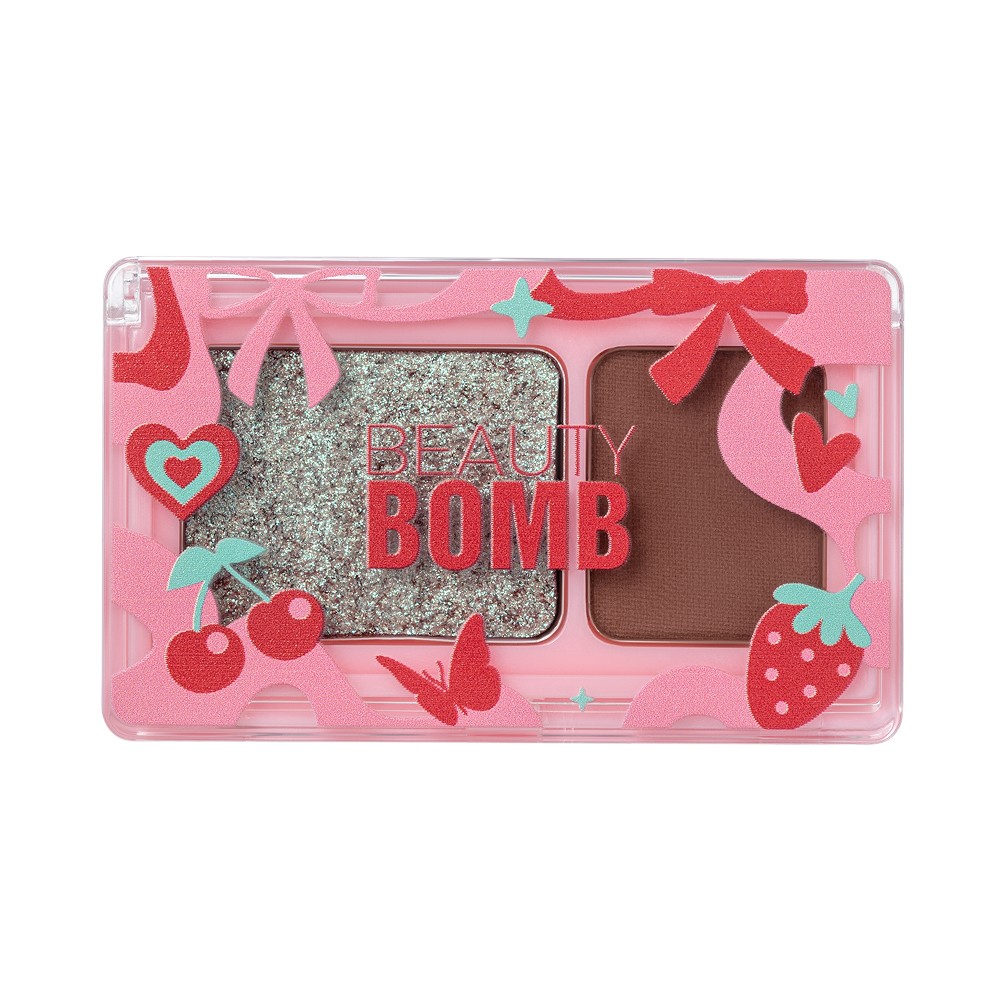 Палетка теней для век двойная Beauty Bomb Double Eyeshadow 02 3,4г. Фото 1.