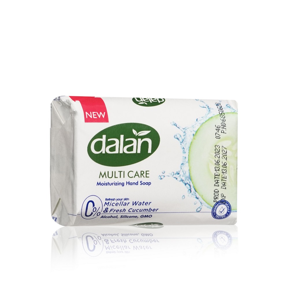 Мыло туалетное Dalan Multi Care " Micellar Water & Fresh Cucumber " 75г. Фото 2.