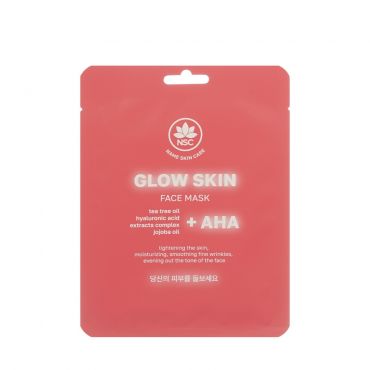 Маска для лица с AHA-кислотами NSC Glow Skin 22г.