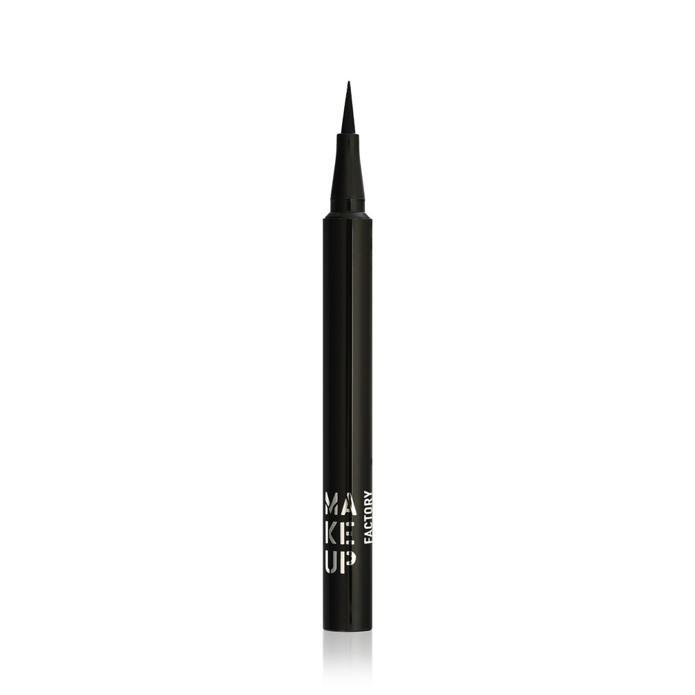 Жидкая подводка для век Make Up Factory Full Precision Liquid Liner 01 1мл. Фото 5.