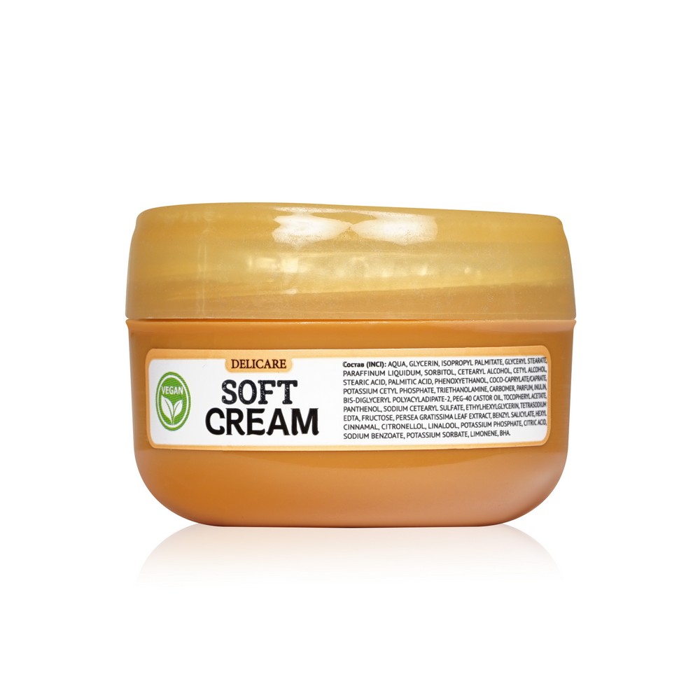 Крем для лица и рук Delicare Soft Cream " лифтинг " с экстрактом авокадо 30мл. Фото 3.