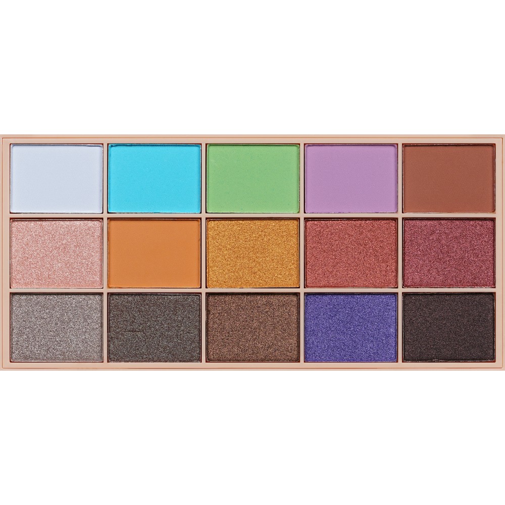 Палетка теней для век BeYoung Eyeshadow palette 02 15 оттенков 23г. Фото 5.