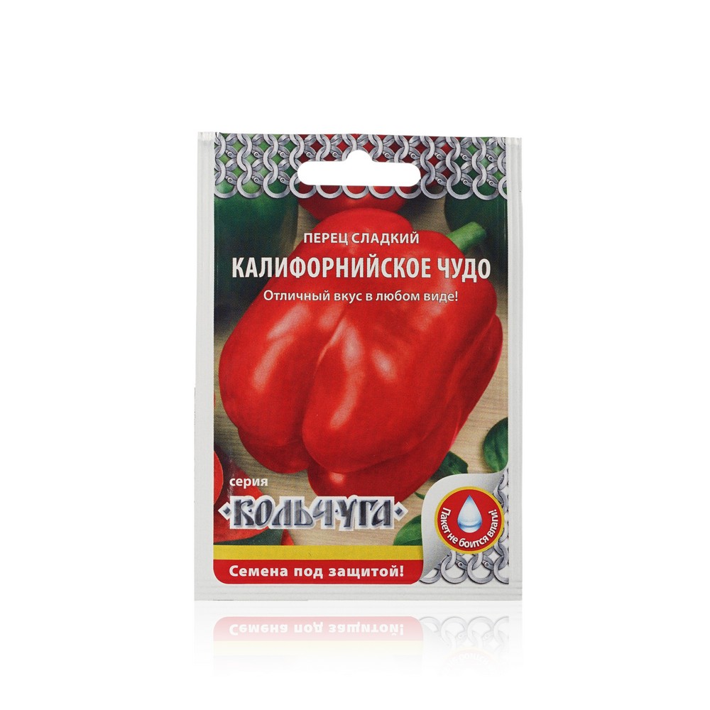 Семена Кольчуга Перец сладкий " Калифорнийское чудо " , среднеранний , 0,3г. Фото 1.