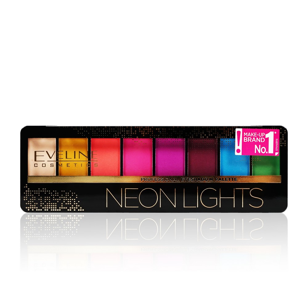 Тени для век Eveline Professional palette 06 Neon light. Фото 1.