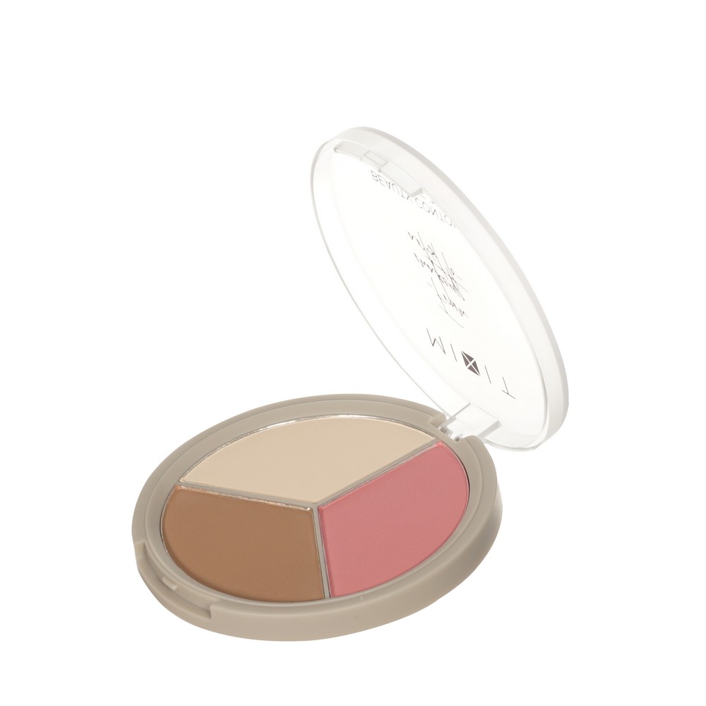 Палетка для скульптурирования лица Mixit Beauty Contour Palette 3 in 1 01 11г. Фото 7.