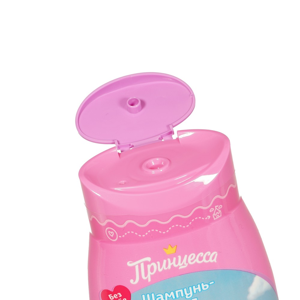 Детский шампунь - уход для волос Принцесса Волшебные локоны 3+ 250мл. Фото 3.