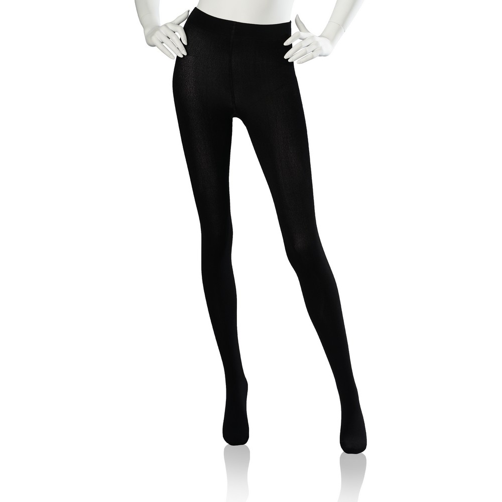 Женские колготки из микрофибры Minimi Piuma Maxi 260den Nero 6 размер. Фото 3.