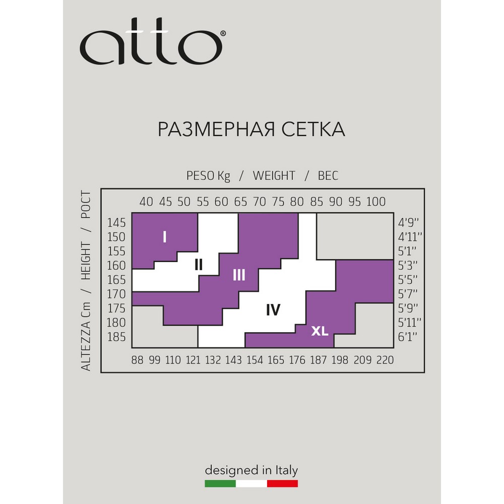 Женские колготки Atto Ideal Body Talia 40den Daino 2 размер. Фото 7.