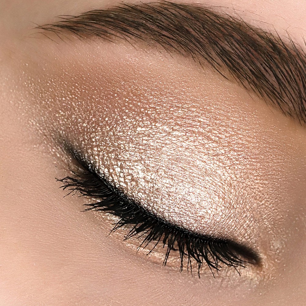 Тени для век Luxvisage Metal hype 1 Искристое шампанское 3г. Фото 5.