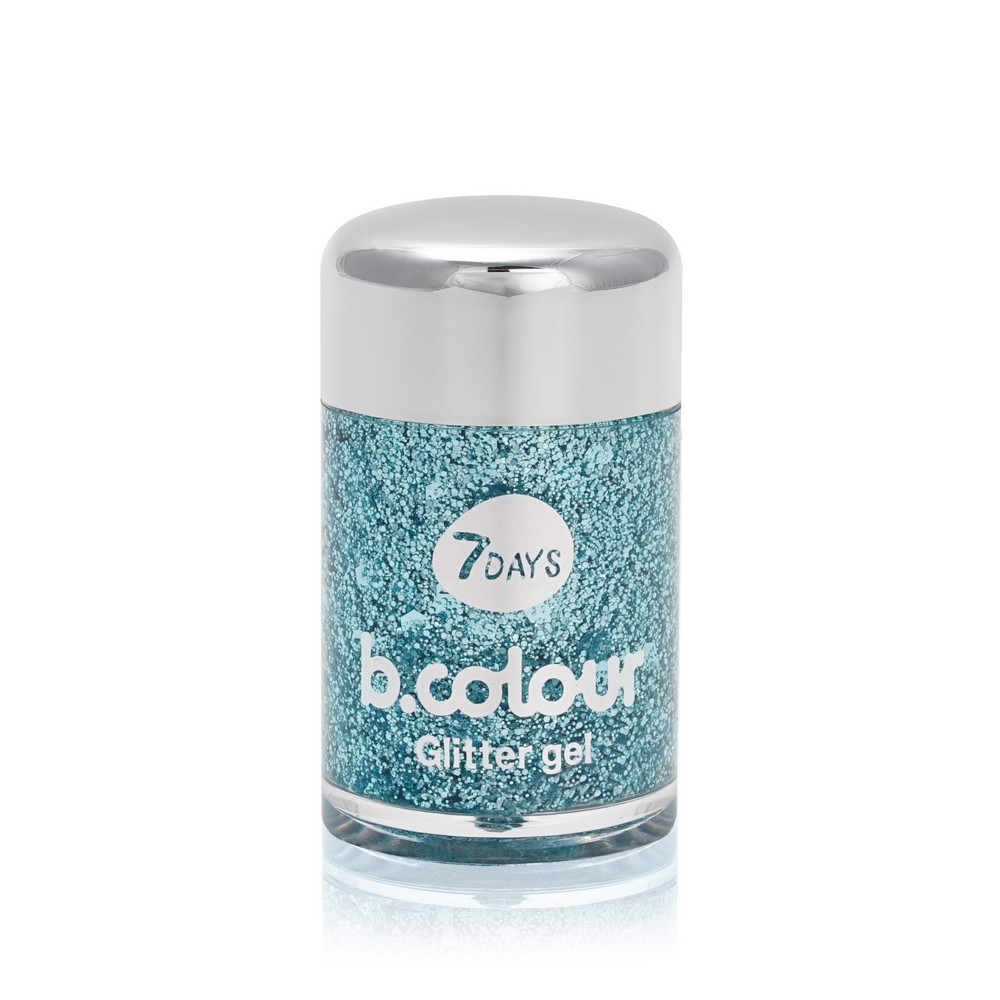 Гель - глиттер для лица и тела 7 days b.colour mini Dark Side 02 Cruella 10г. Фото 1.