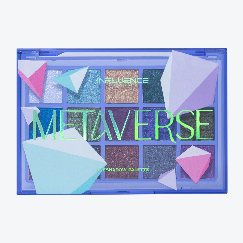 Палетка теней для век Influence Beauty Metaverse 15 оттенков 18,77г. Фото 10.