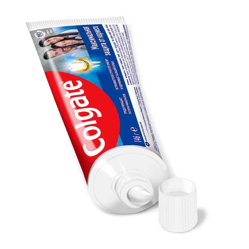 Зубная паста Colgate Максимальная защита от кариеса " свежая мята " 100 мл. Фото 6.