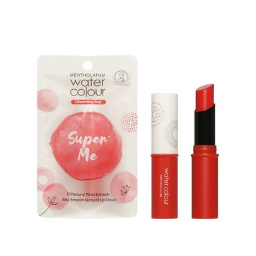Бальзам для губ Mentholatum Water Colour с красным оттенком 3г.