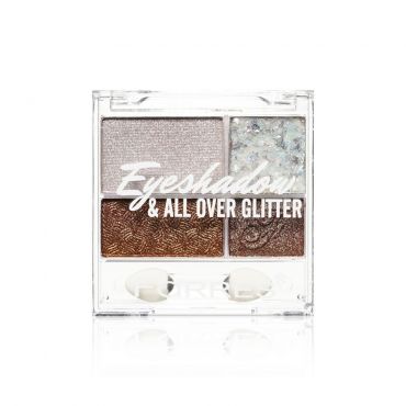 Палетка теней для век Farres All Over Glitter 06 4 цвета 5,9г.