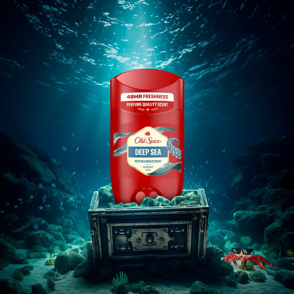 Мужской дезодорант стик Old Spice Deep Sea 50мл. Фото 7.