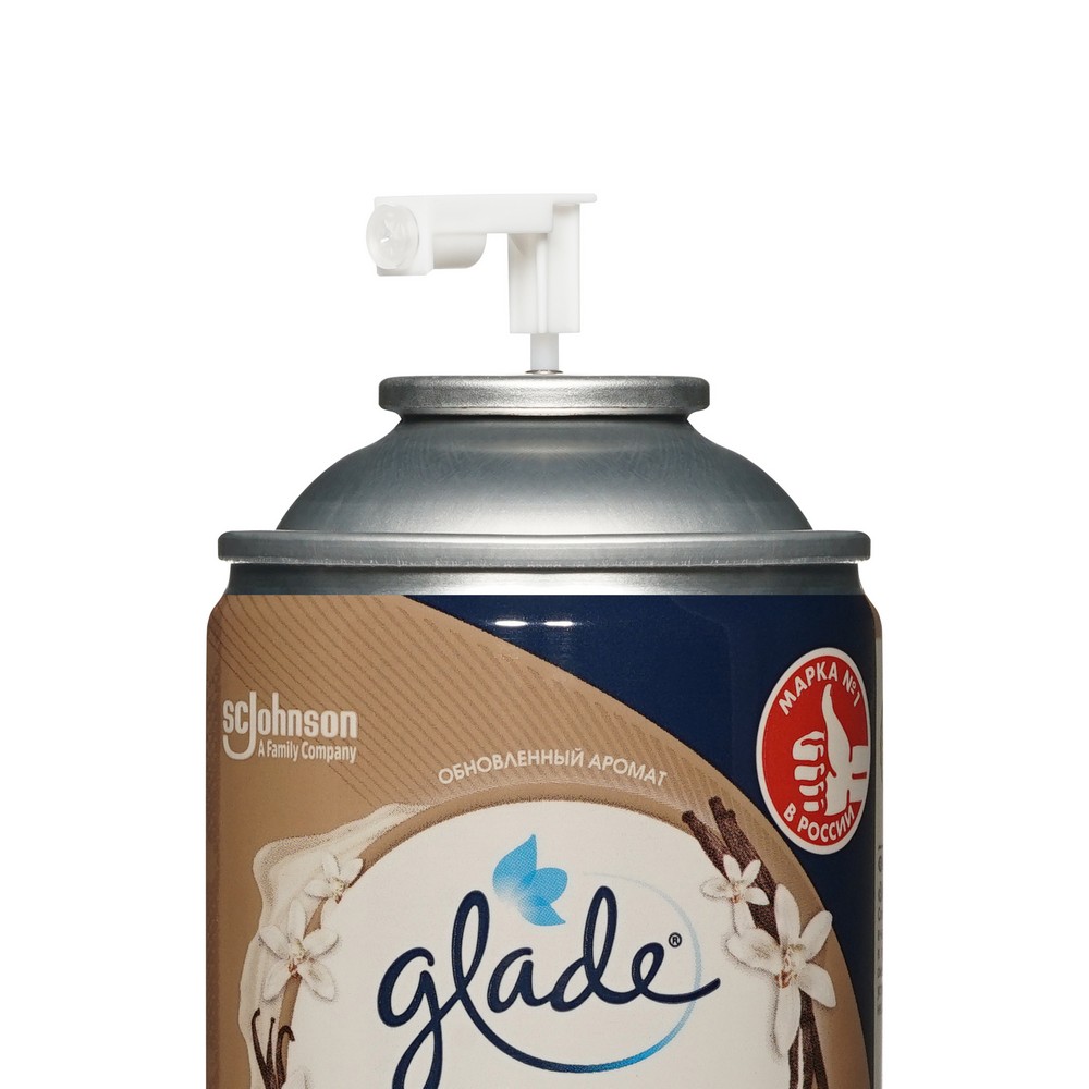 Освежитель воздуха Glade Automatic " Ванильные мечты " автоматический сменный блок 269мл. Фото 4.