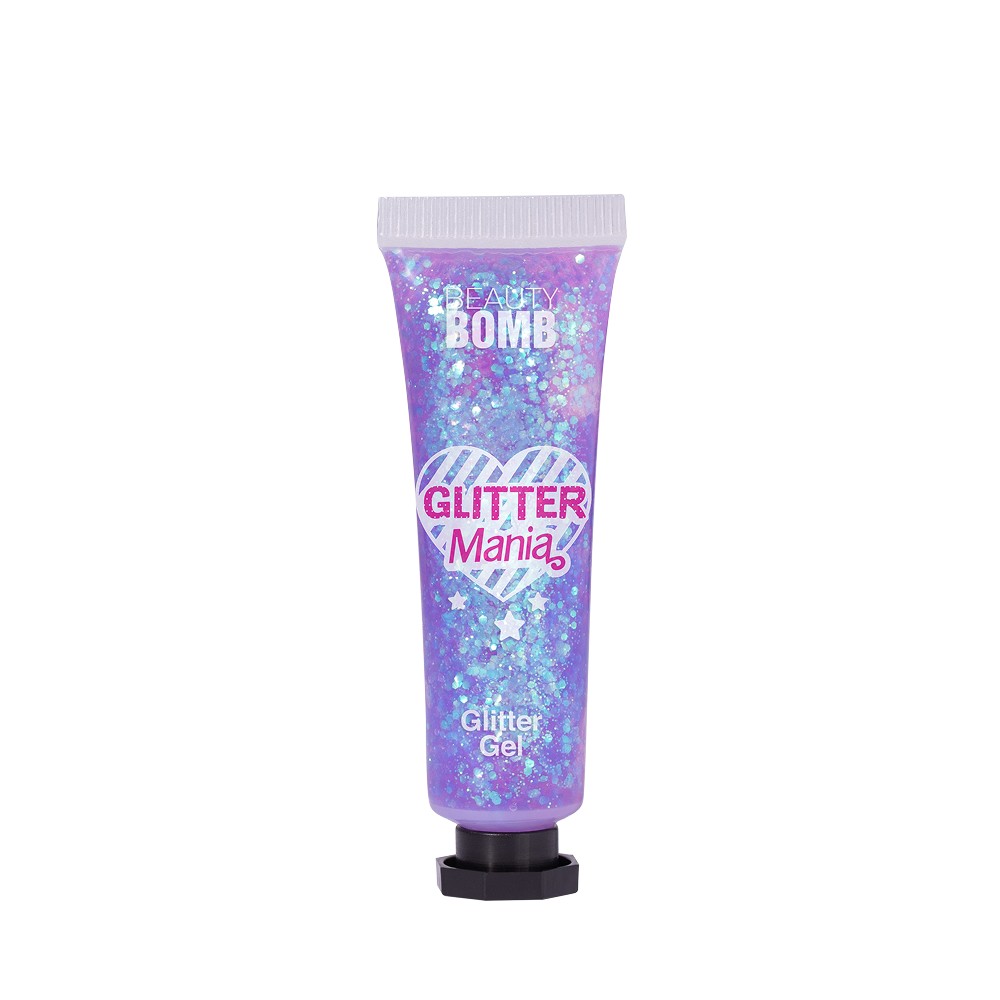 Глиттер гель для лица Beauty Bomb Glitter Mania 04 3г. Фото 1.