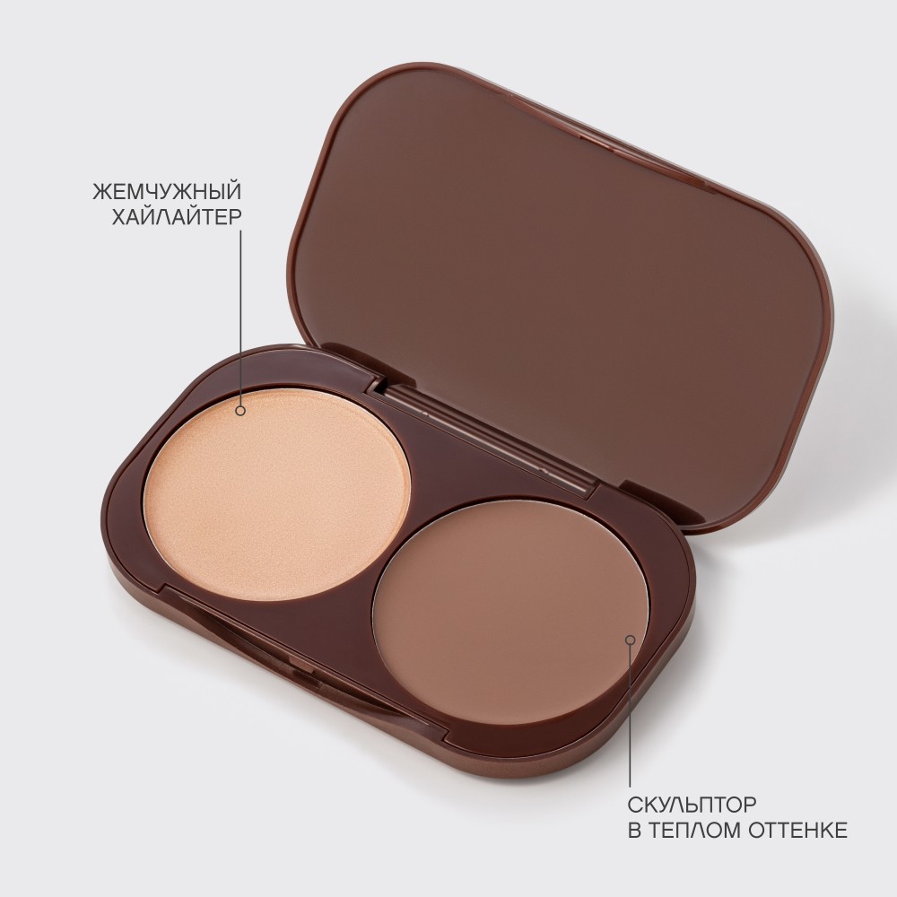 Палетка для контуринга лица Vivienne Sabo Riviera du Soleil 01 5,3г. Фото 9.