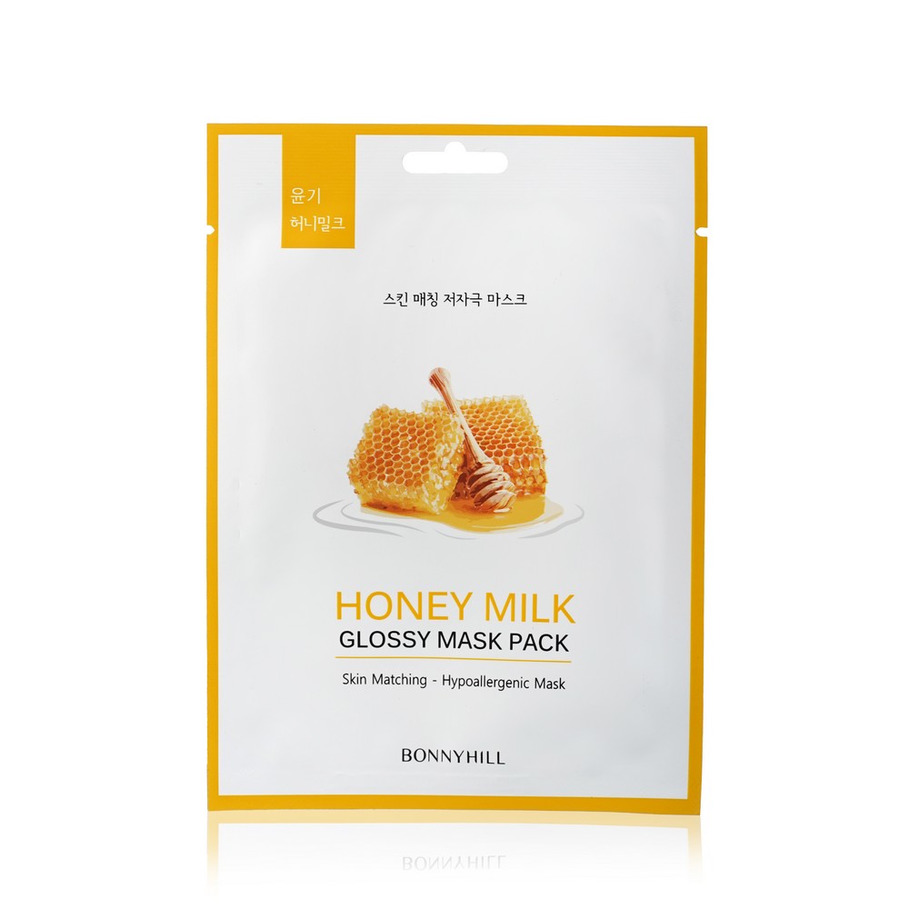 Маска для лица Bonny Hill " Honey Milk " придающа сияние 23г