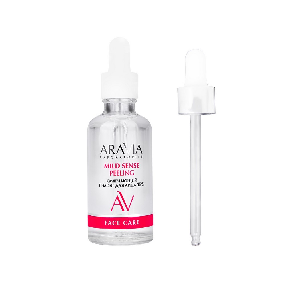 Смягчающий пилинг для лица 15% Aravia Laboratories Mild Sense Peeling 50мл. Фото 2.