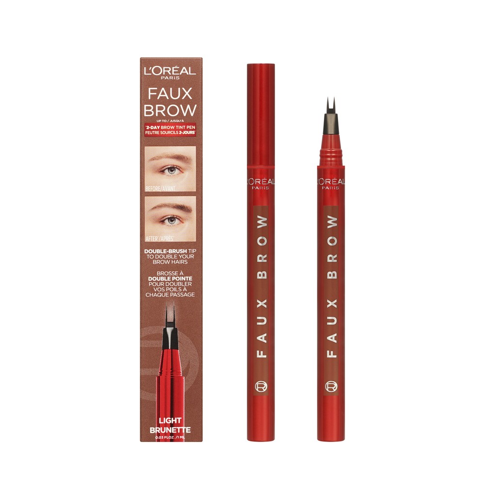Маркер для бровей LOreal Paris Infaillible Faux Brow Light brunette 1мл 1078₽