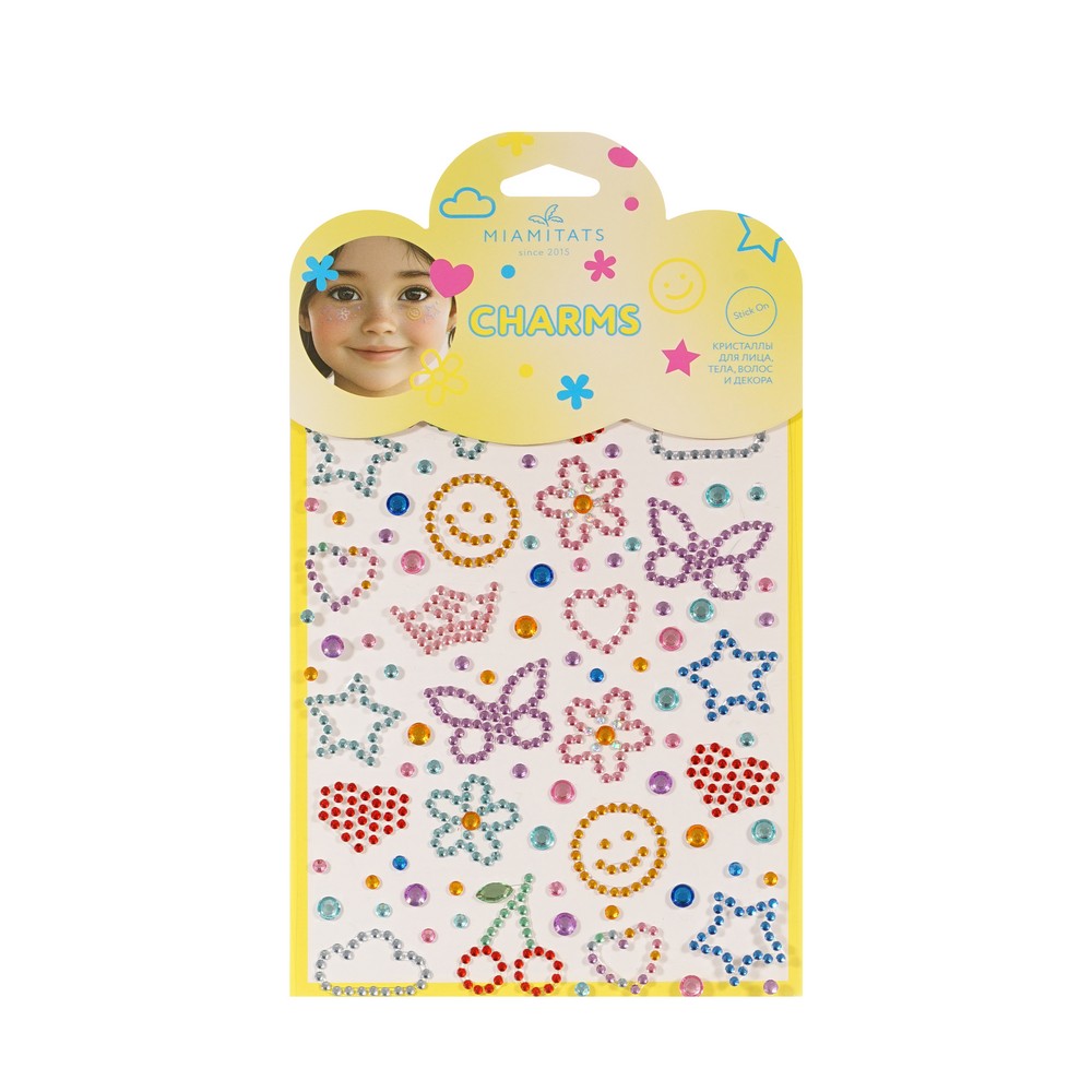 Кристаллы для лица , тела и волос Miamitats Charms. Фото 1.