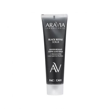 Обновляющий скраб для лица Aravia Laboratories Black Refine Scrub 100мл.