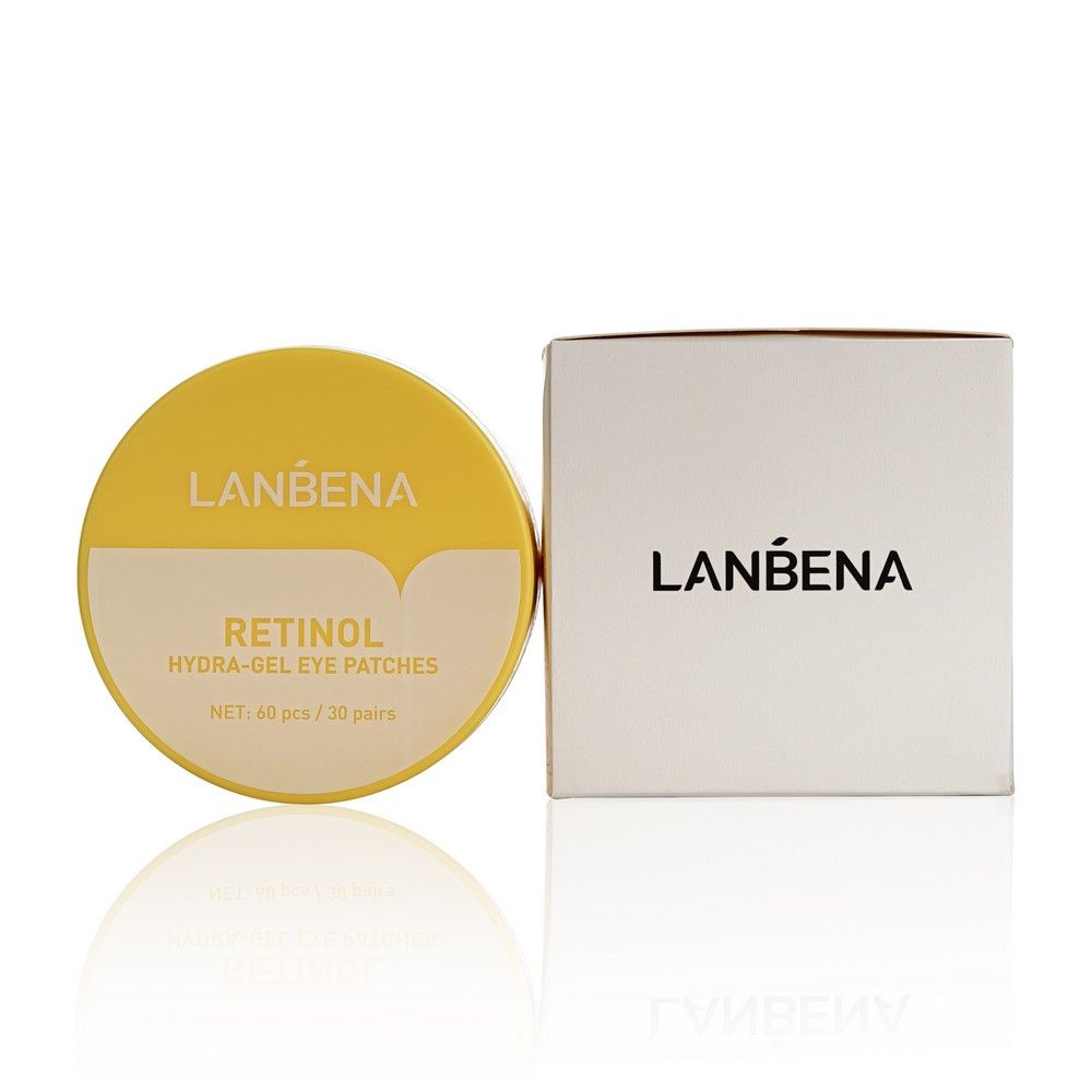 Гидрогелевые патчи для кожи вокруг глаз Lanbena Retinol Hydra-Gel Eye Patches 60шт