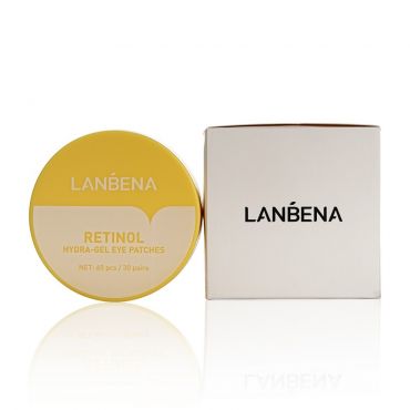 Гидрогелевые патчи для кожи вокруг глаз Lanbena Retinol Hydra-Gel Eye Patches 60шт.