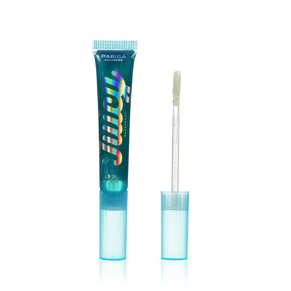 Фруктовое масло для губ Parisa Cosmetics Juicy 02 " Черника " 11мл. Фото 1.