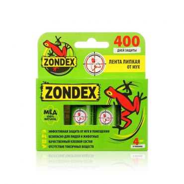 Липкая лента от мух Zondex 4шт.