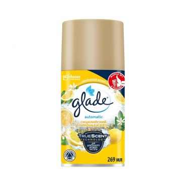 Освежитель воздуха Glade Automatic " Сицилийский лимонад и мята " автоматический сменный блок 269мл.