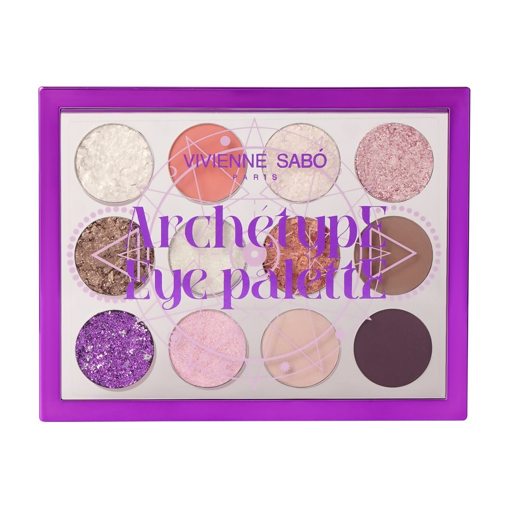 Палетка теней для век Vivienne Sabo Rituel Esoterique Archetype 01 12 цветов 12г. Фото 2.