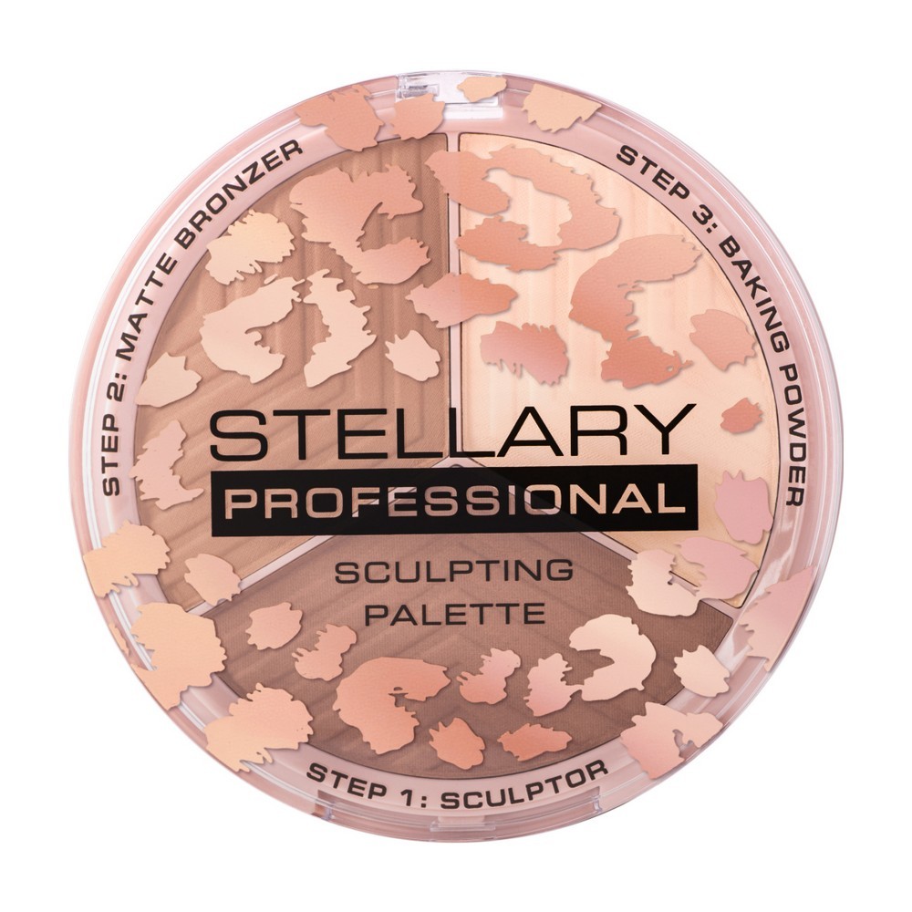 Палетка для контуринга 3 в 1 Stellary Face Sculptor 02 11,4г