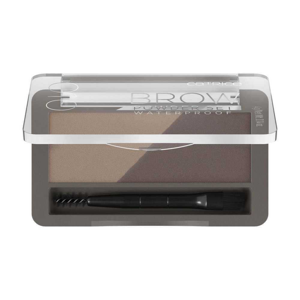 Водостойкая пудра для бровей в наборе Catrice Brow Powder Set waterproof 010 4г. Фото 2.