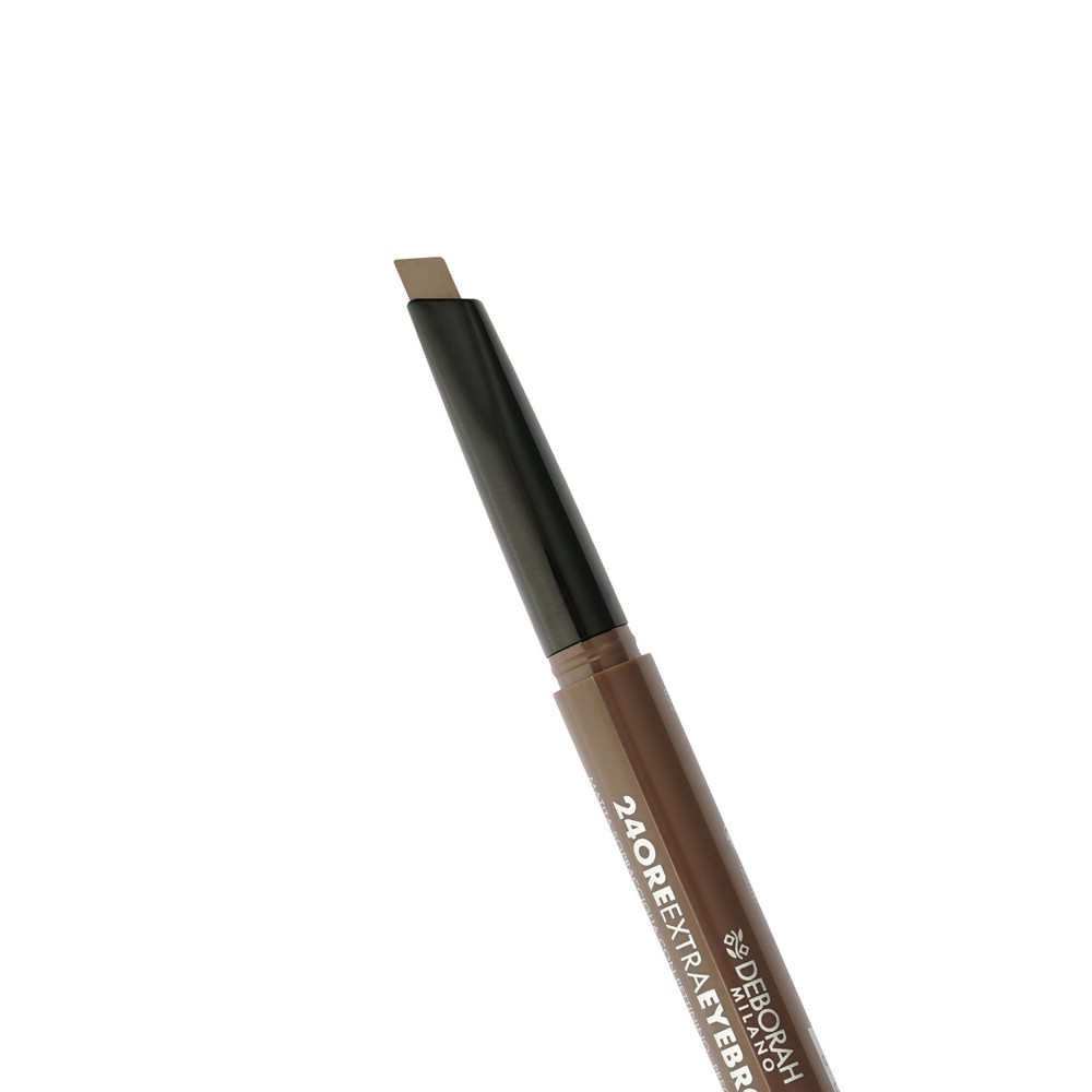 Стойкий карандаш для бровей DEBORAH Milano 24ORE Extra Eyebrow Pencil 01 0,22г. Фото 5.