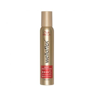 Мусс для волос Wella Wellaflex Heat Protection 5 200мл.