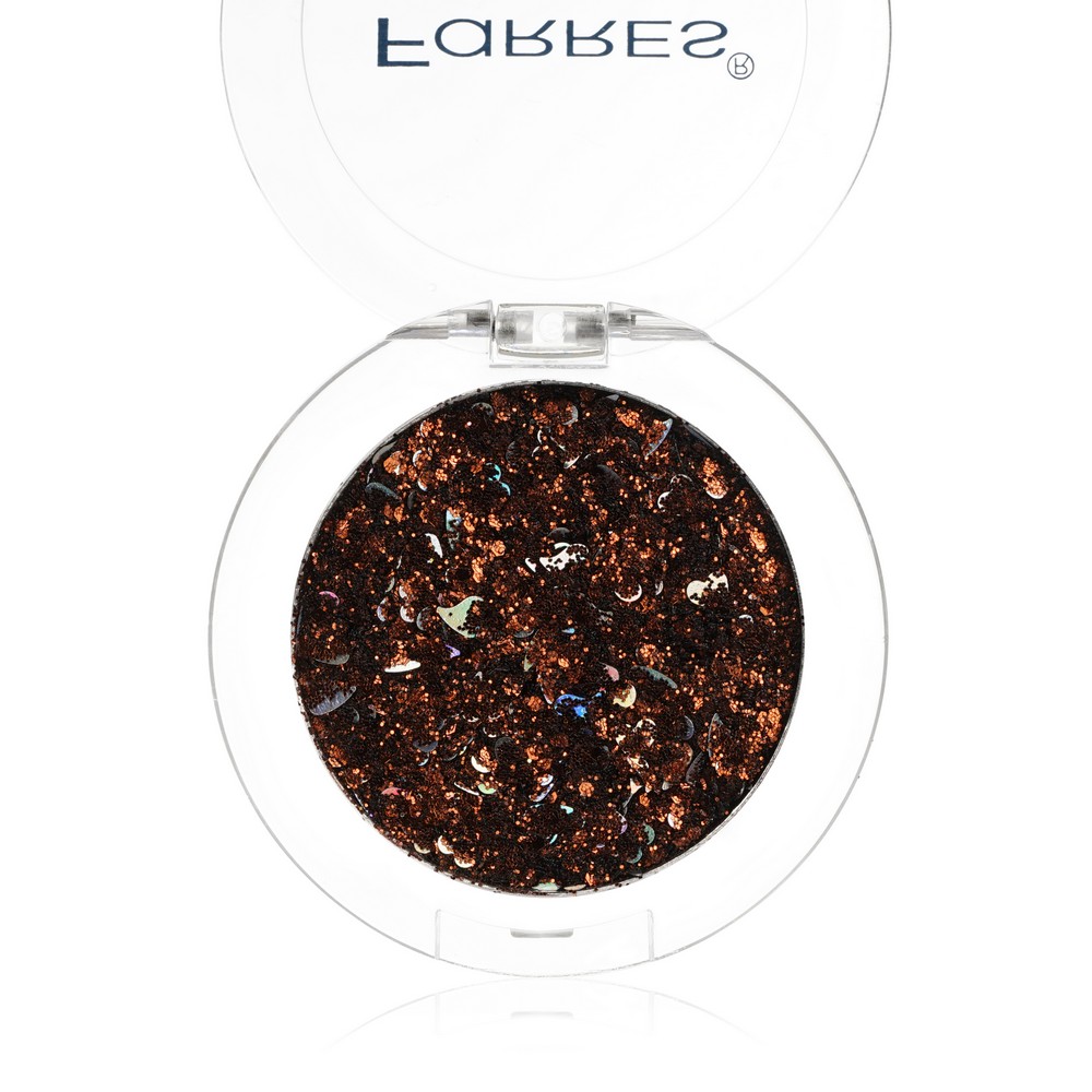 Тени для век Farres Glitter Коричневый 3г. Фото 4.