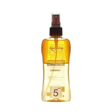 Двухфазное масло - активатор загара Krassa Sun Expert SPF 5+ 180мл.