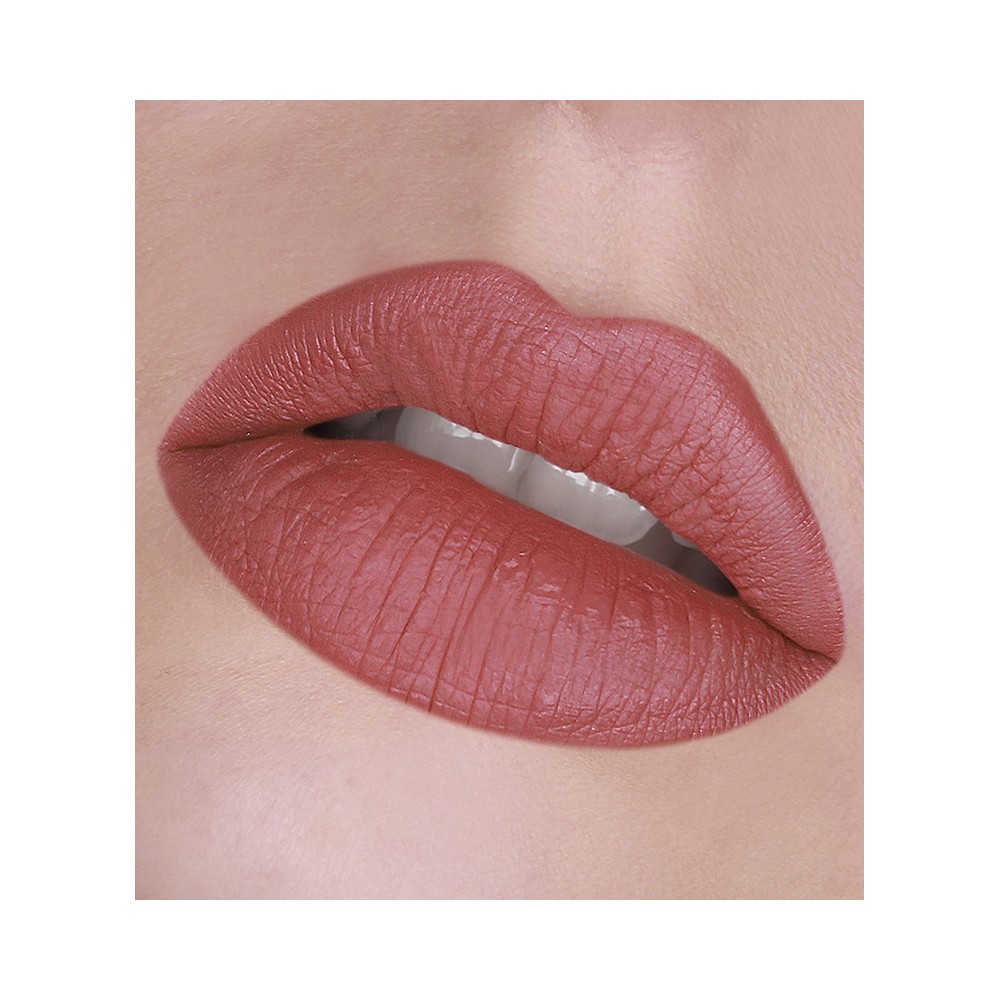Жидкая помада для губ Luxvisage Matt Tattoo No transfer матовая 107 Coral pink. Фото 3.