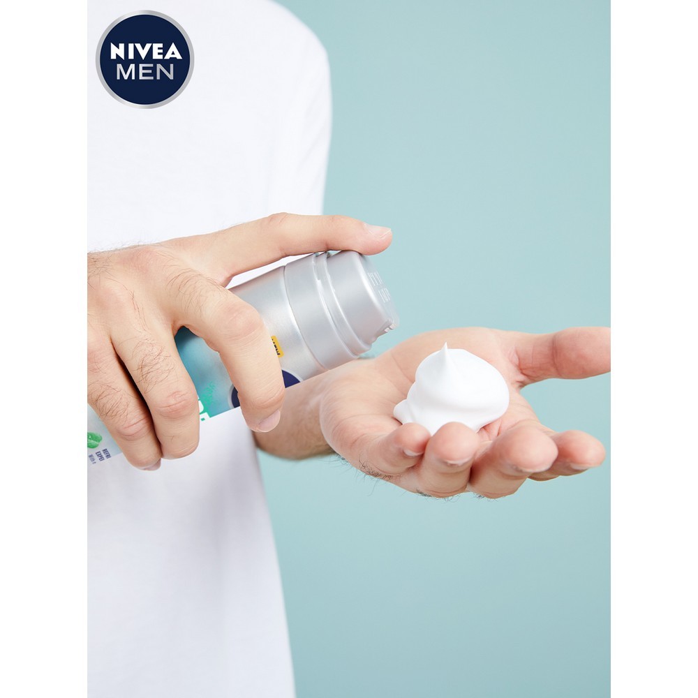 Пена для бритья NIVEA Men " Fresh Kick " 200мл. Фото 5.