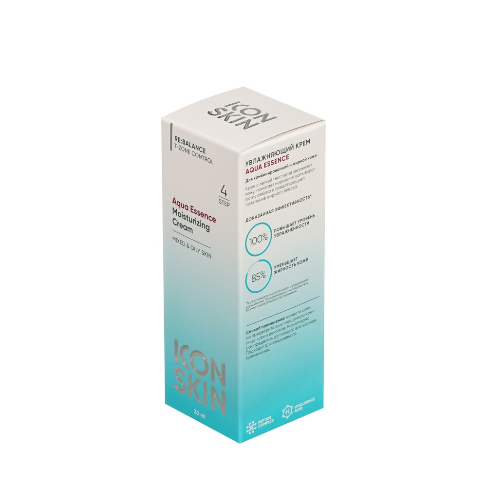 Увлажняющий крем для лица ICON SKIN Re:Balance Aqua Essense Moisturizing cream 30мл. Фото 2.