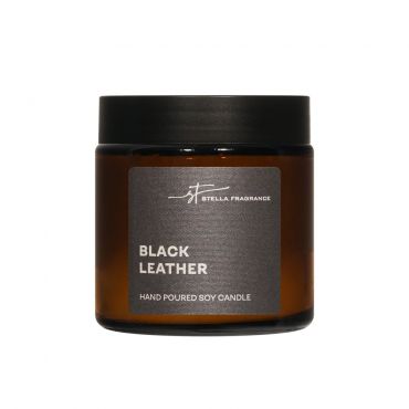 Свеча ароматическая Stella Fragrance Black Leather 90г.