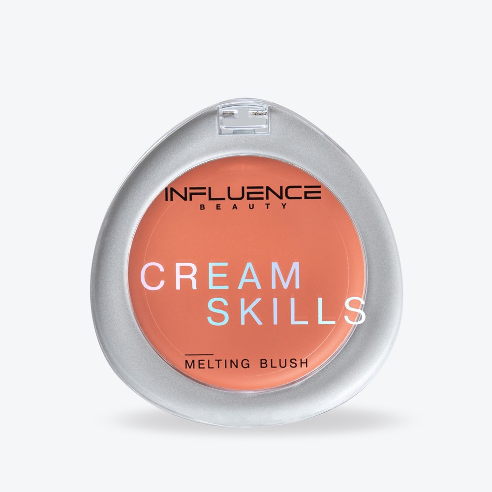 Кремовые румяна для лица Influence Beauty Cream Skills 01 2,5г. Фото 9.