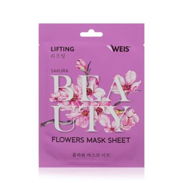 Маска для лица WEIS Beauty Flowers Lifting с экстрактом сакуры 23г.