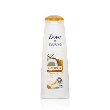 Шампунь для волос Dove Nourishing Secrets " восстановление " с куркумой и кокосовым маслом 380мл.